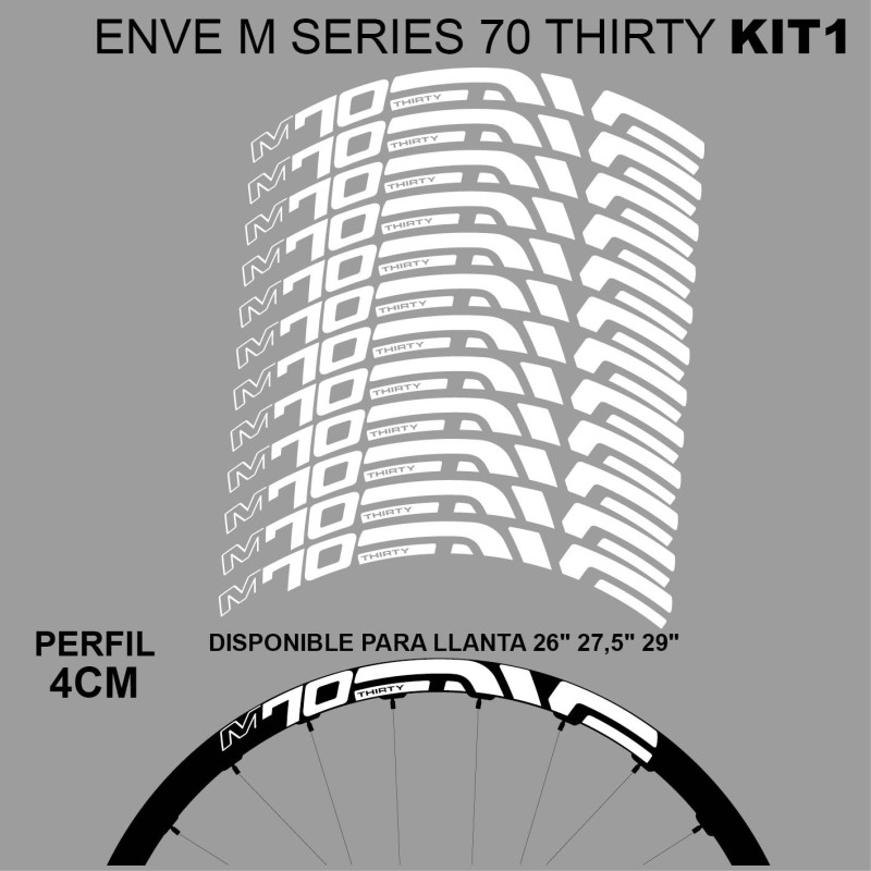 ENVE M SERIES 70 THIRTY 29" Kit1