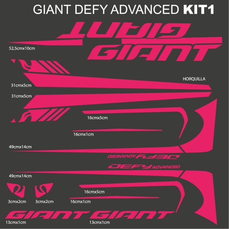 Giant defy advanced kit1