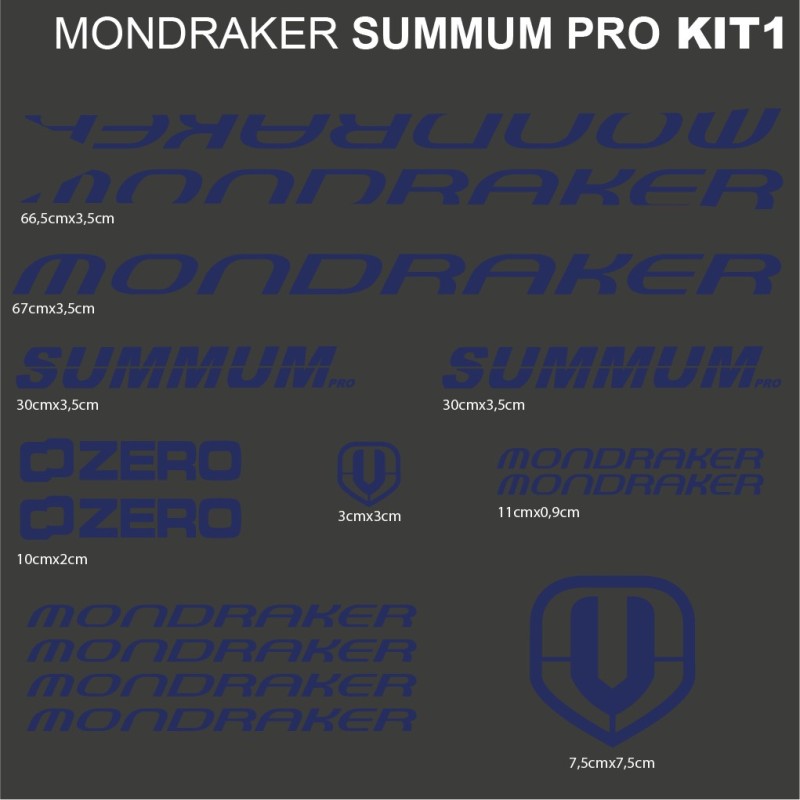 MONDRAKER SUMMUM CARBON PRO kit1