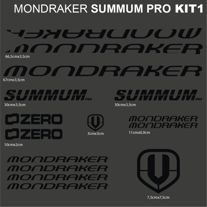 MONDRAKER SUMMUM CARBON PRO kit1