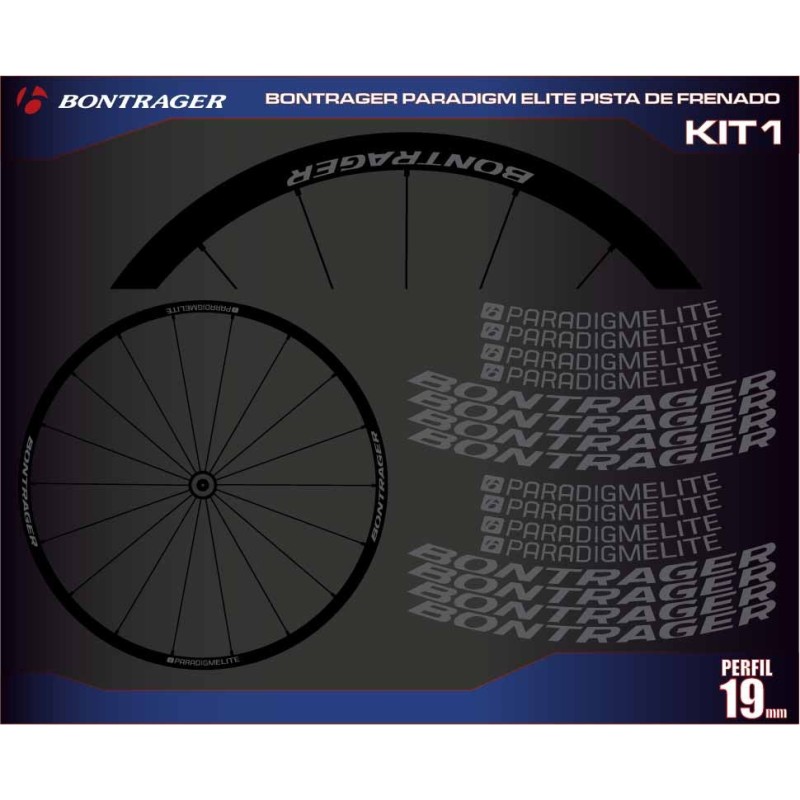 BONTRAGER PARADIGM ELITE PISTA DE FRENADO KIT1