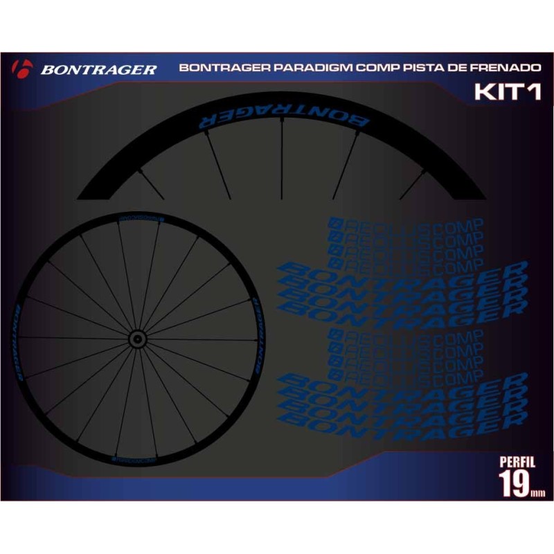 BONTRAGER PARADIGM COMP PISTA DE FRENADO KIT1