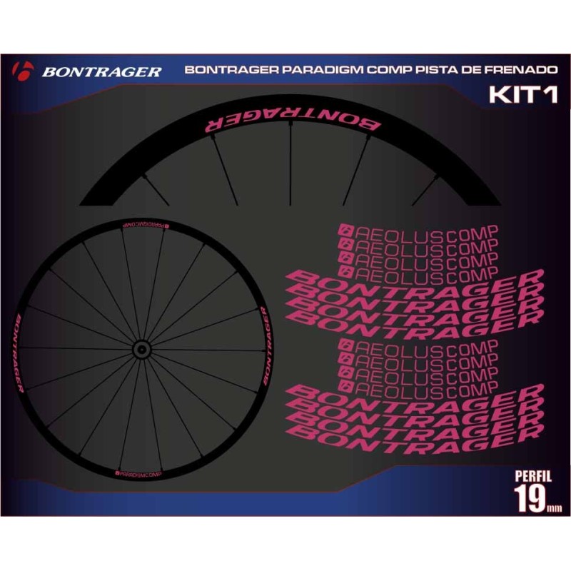 BONTRAGER PARADIGM COMP PISTA DE FRENADO KIT1