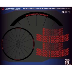 BONTRAGER PARADIGM COMP PISTA DE FRENADO KIT1