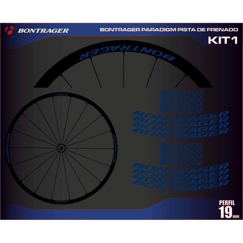 BONTRAGER PARADIGM PISTA DE FRENADO KIT1