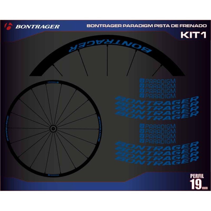 BONTRAGER PARADIGM PISTA DE FRENADO KIT1