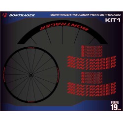 BONTRAGER PARADIGM PISTA DE FRENADO KIT1