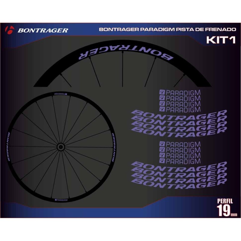 BONTRAGER PARADIGM PISTA DE FRENADO KIT1