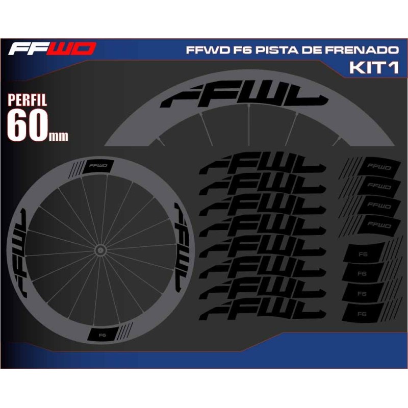 FAST FORWARD F6 PISTA DE FRENADO KIT1