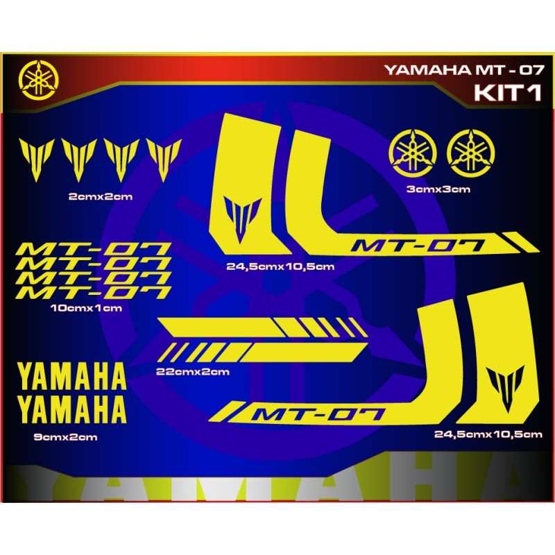 Pegatinas Yamaha MT 07 