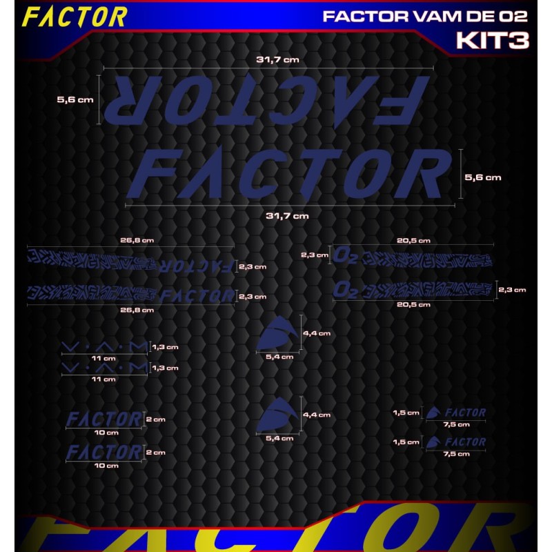 Factor van de o2 Kit3