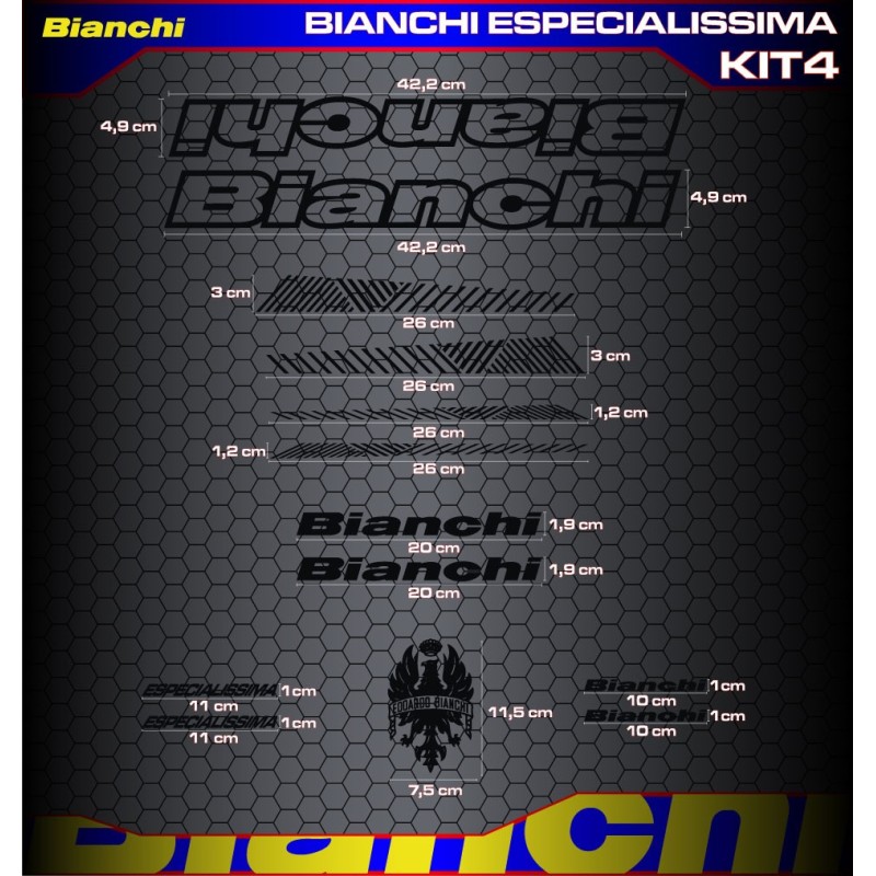 Bianchi Especialissima Kit4