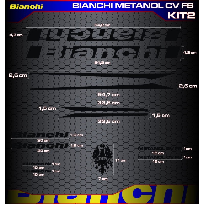 Bianchi Metanol Cv Fs Kit2
