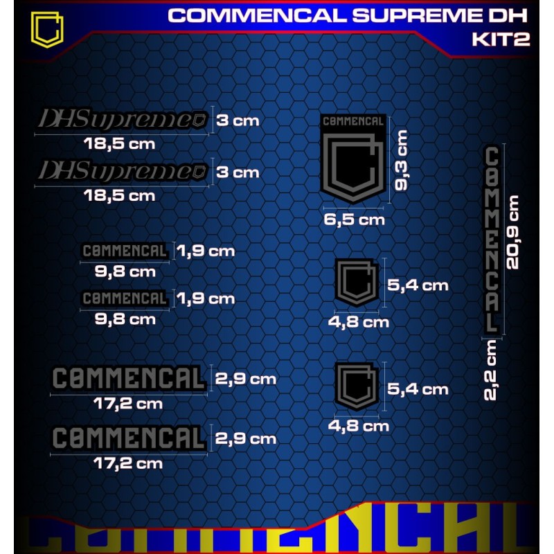 COMMENCAL SUPREME DH Kit2
