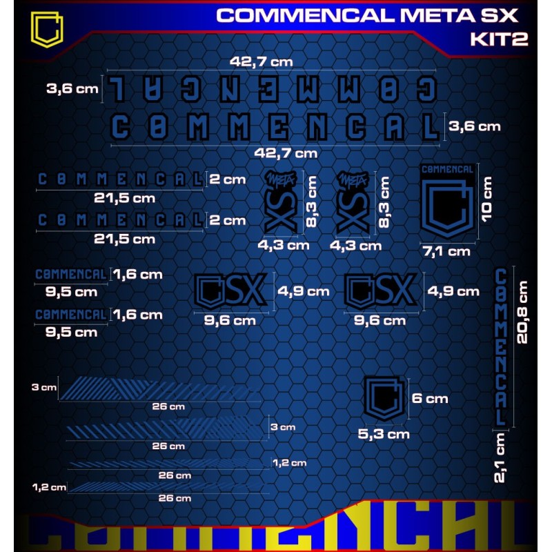 COMMENCAL META SX Kit2