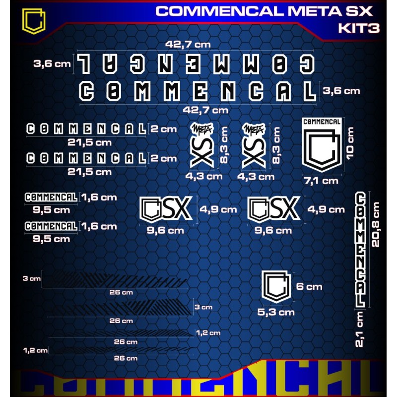 COMMENCAL META SX Kit3