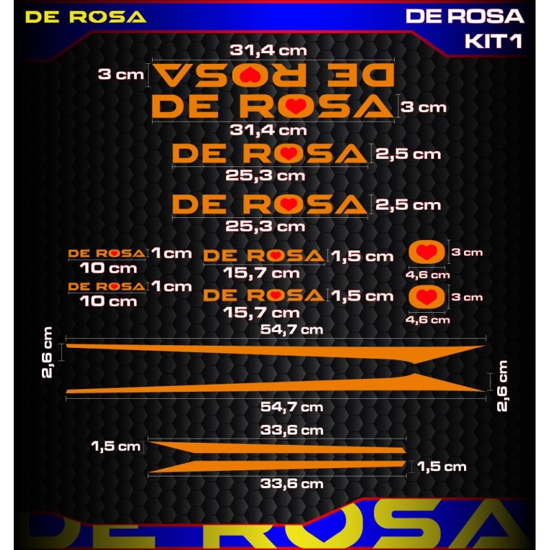 DE ROSA Kit1