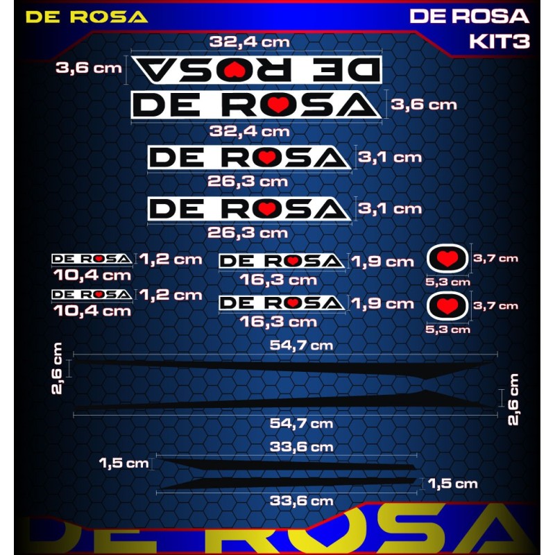 DE ROSA Kit3