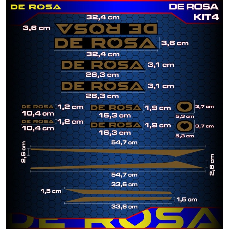 DE ROSA Kit4