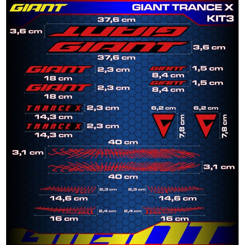 GIANT TRANCE X Kit3