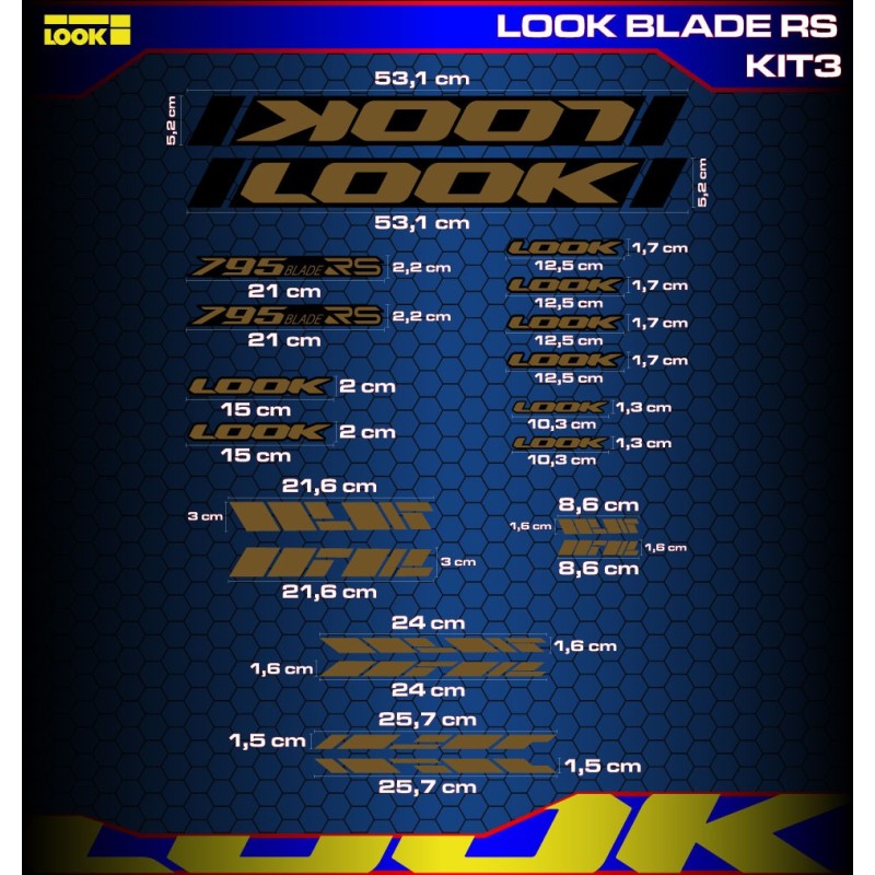 LOOK BLADE RS Kit3