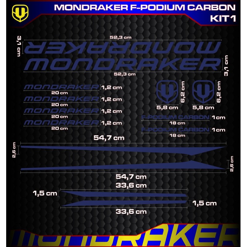 MONDRAKER F-PODIUM CARBON Kit1