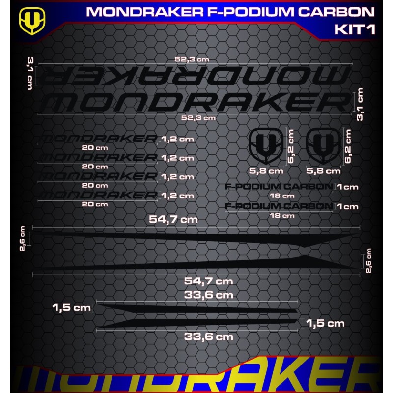 MONDRAKER F-PODIUM CARBON Kit1