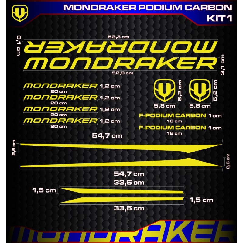 MONDRAKER PODIUM CARBON Kit1