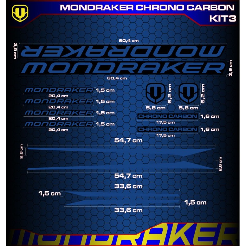 MONDRAKER CHRONO CARBON Kit3