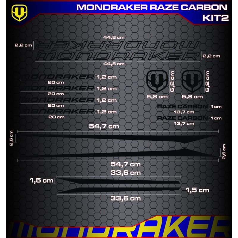MONDRAKER RAZE CARBON Kit2