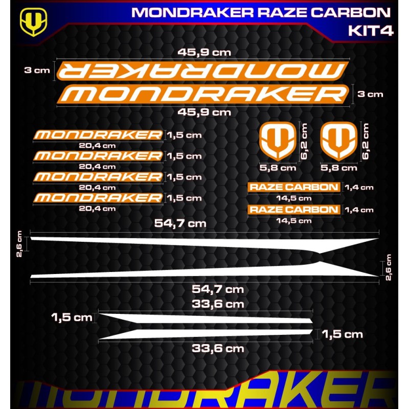 MONDRAKER RAZE CARBON Kit4