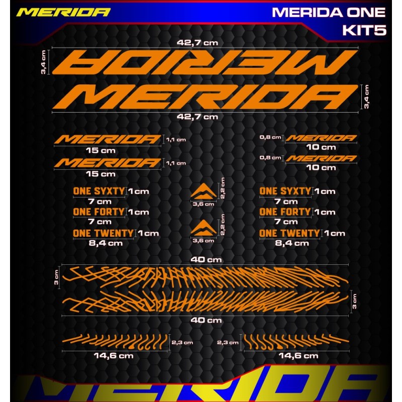 MERIDA ONE SYXTY / ONE FORTY / ONE TWENTY Kit5