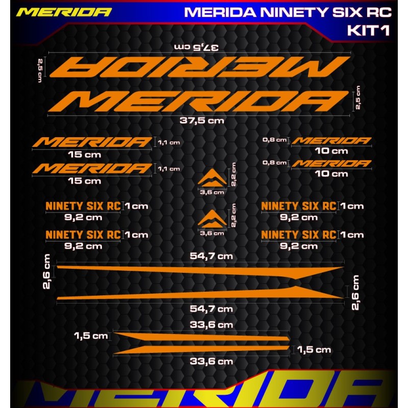 MERIDA NINETY SIX RC Kit1