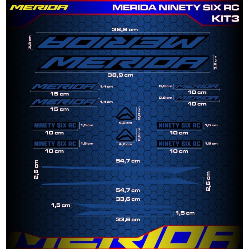 MERIDA NINETY SIX RC Kit3
