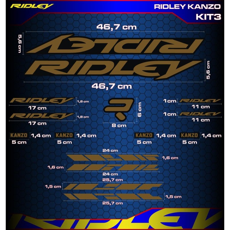 RIDLEY KANZO Kit3