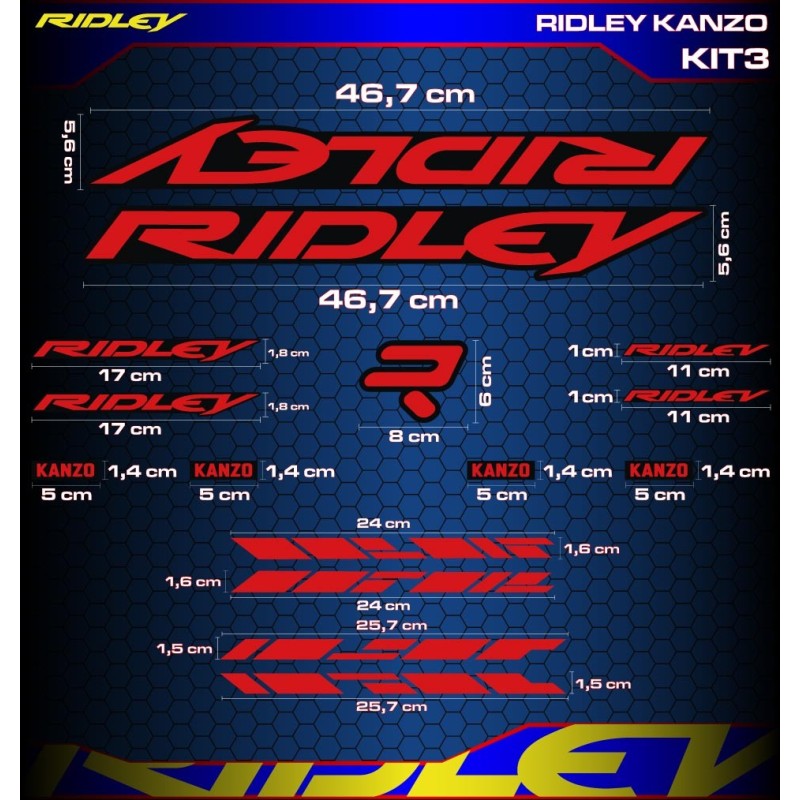 RIDLEY KANZO Kit3