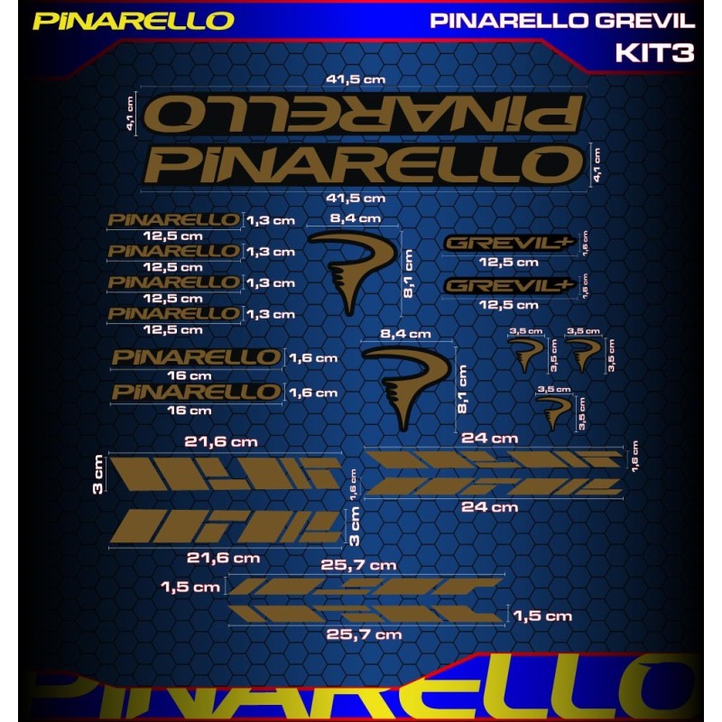 PINARELLO GREVIL Kit3