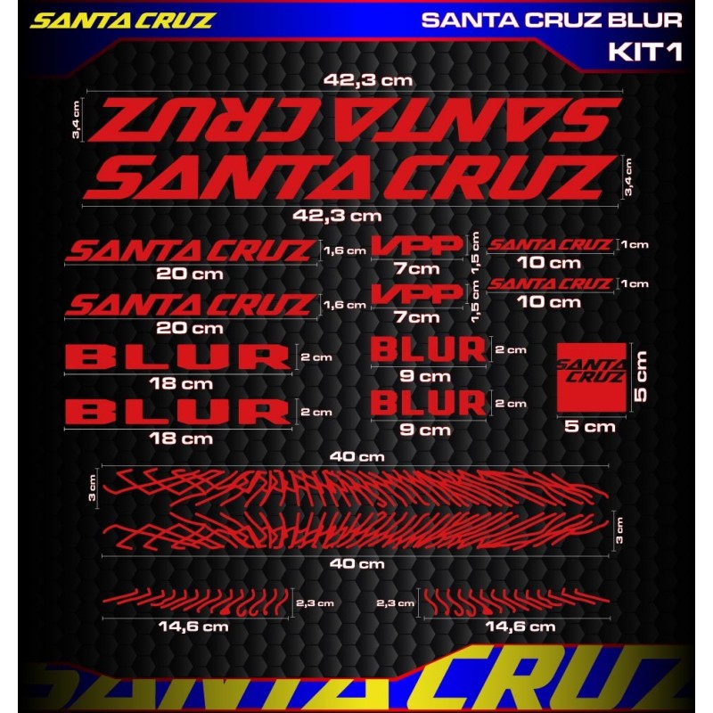 SANTA CRUZ BLUR Kit1