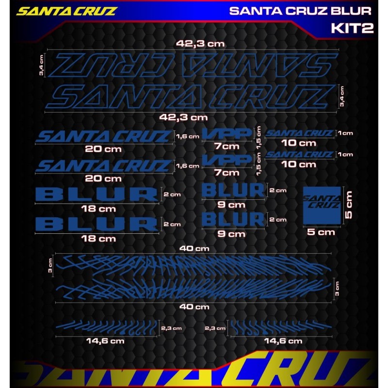 SANTA CRUZ BLUR Kit2