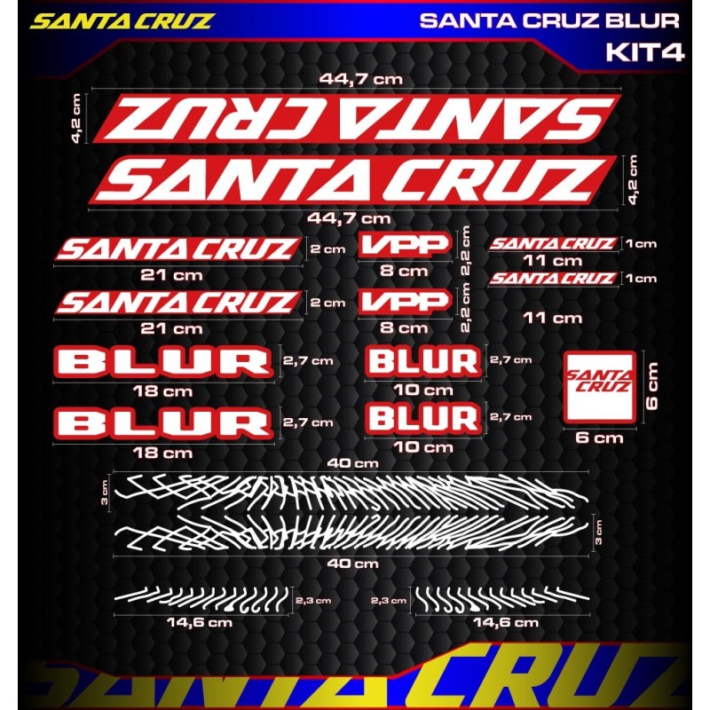 SANTA CRUZ BLUR Kit4