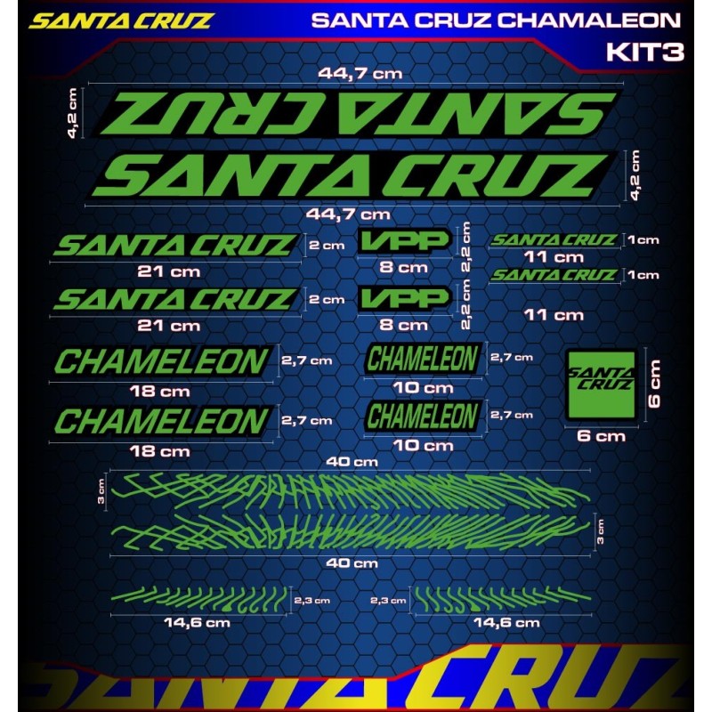 SANTA CRUZ CHAMALEON Kit3