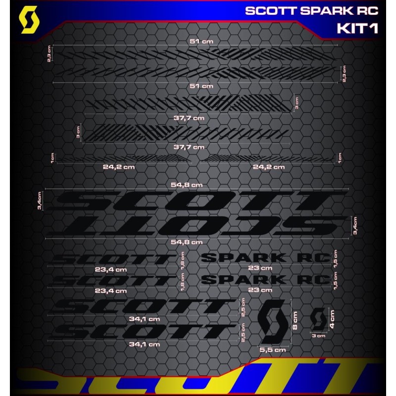 SCOTT SPARK RC Kit1