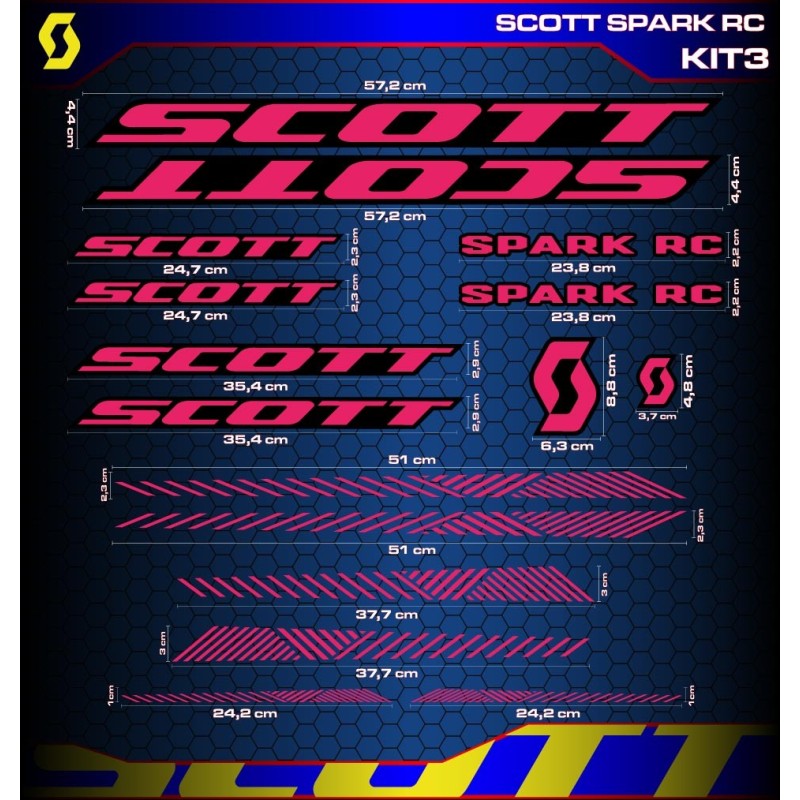 SCOTT SPARK RC Kit3