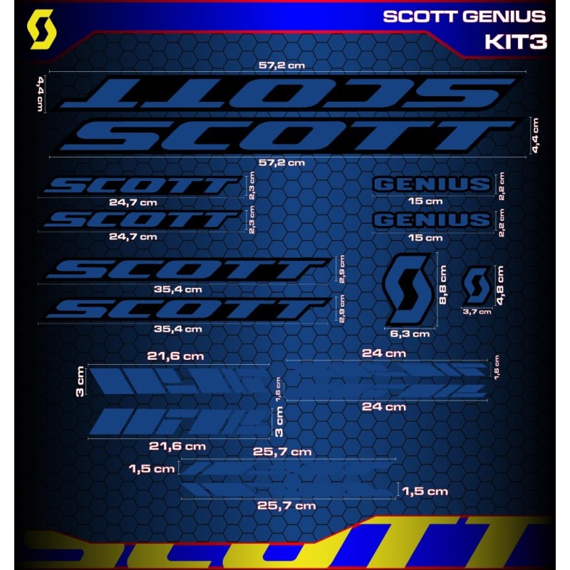 SCOTT GENIUS Kit3