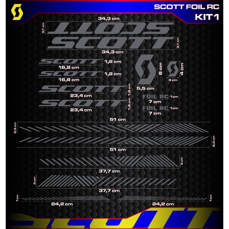 SCOTT FOIL RC Kit1