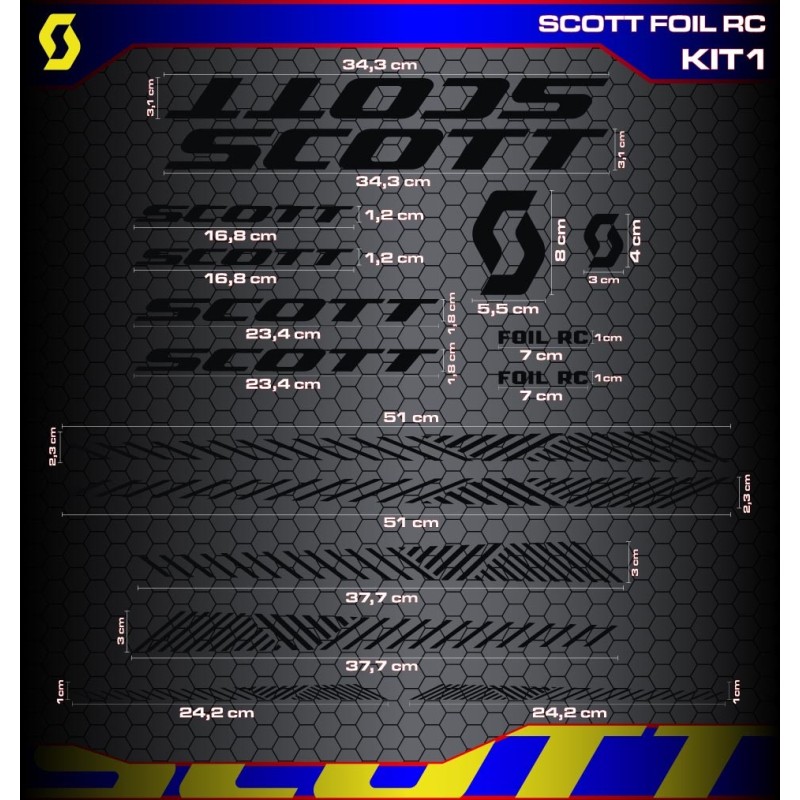 SCOTT FOIL RC Kit1