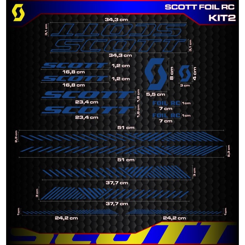 SCOTT FOIL RC Kit2