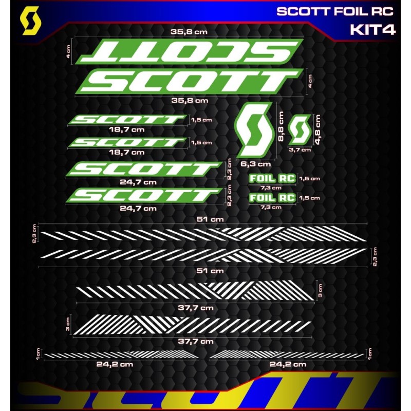 SCOTT FOIL RC Kit4