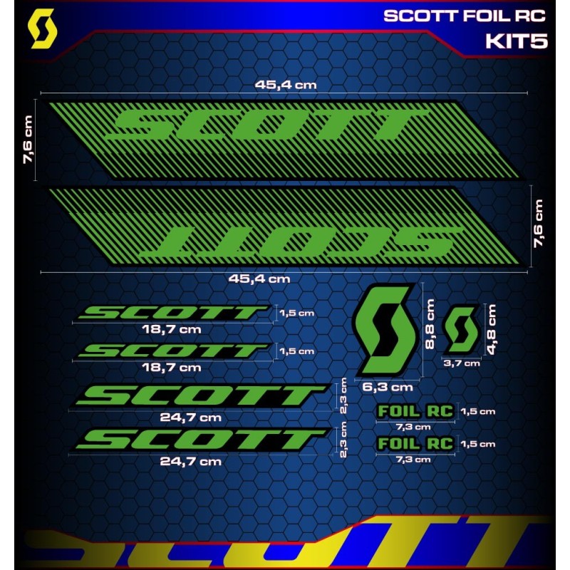 SCOTT FOIL RC Kit5