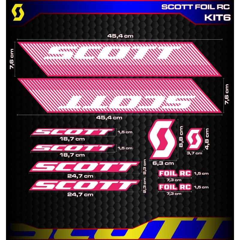 SCOTT FOIL RC Kit6